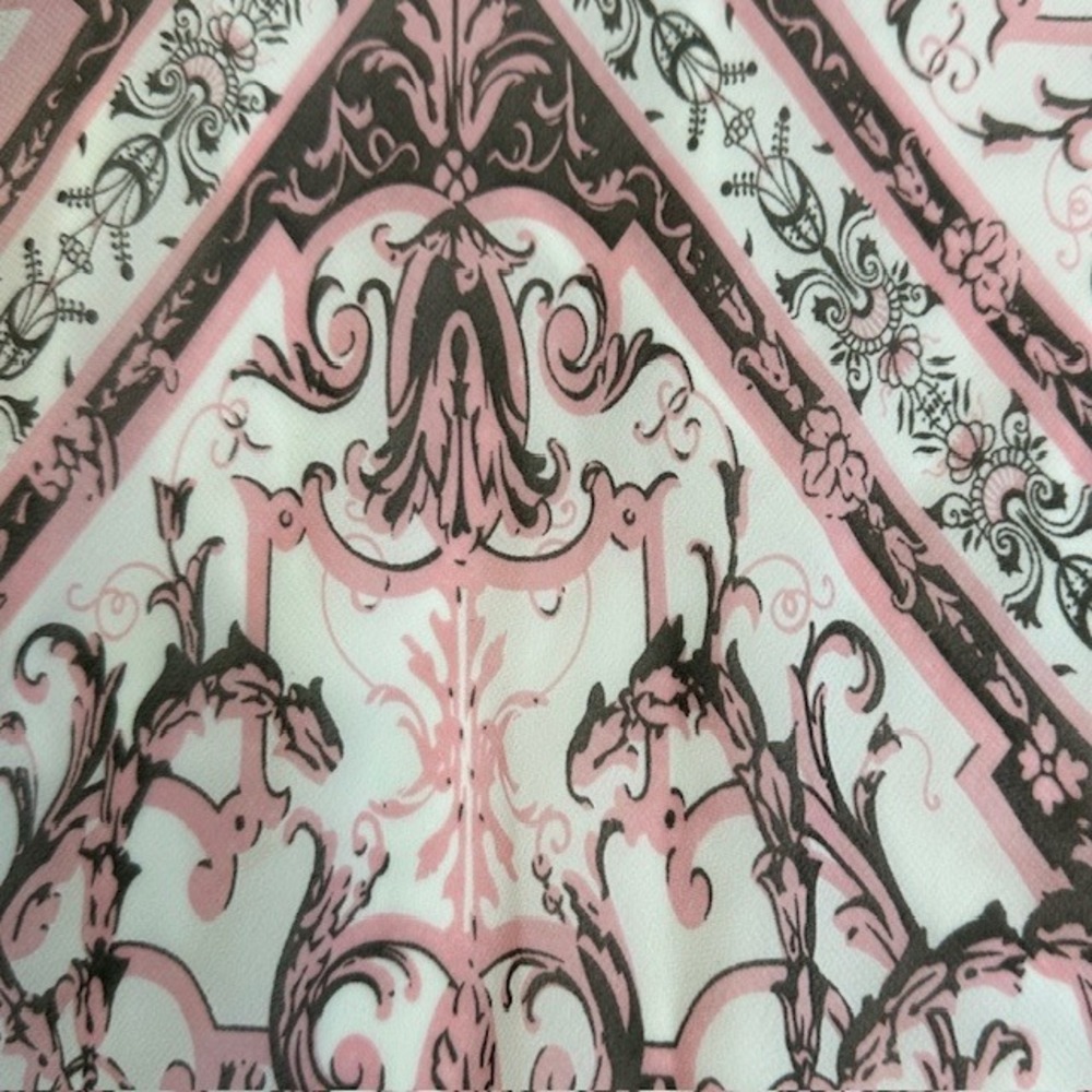 Robbie Bee Pink Floral Paisley Maxi Dress Sleeveless Boho Size 14 - Picture 8 of 12